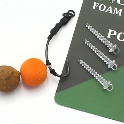 20 STKS Pop Up Boilie Schroefpen met Ringwartel D-Rig Chod Rig Eindonderlijn Aashouder Schroef Karpervissen Accessoires