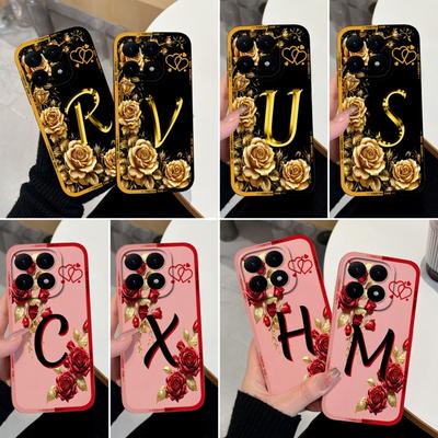 For Xiaomi 15T 14T 12T 17 15 14 13 Pro Lite 12X Phone Case Creative Letters Pattern Soft Matte Silicone Anti Slip Back Cover For Xiaomi Bumper Housing