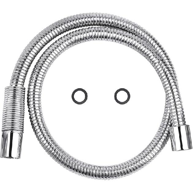 COOLWEST 38 Inch Flexible Stainless Steel Hose Replacement Kit for All Brand Commercial Pre-Rinse Kitchen Sink Faucet (96CM 38")