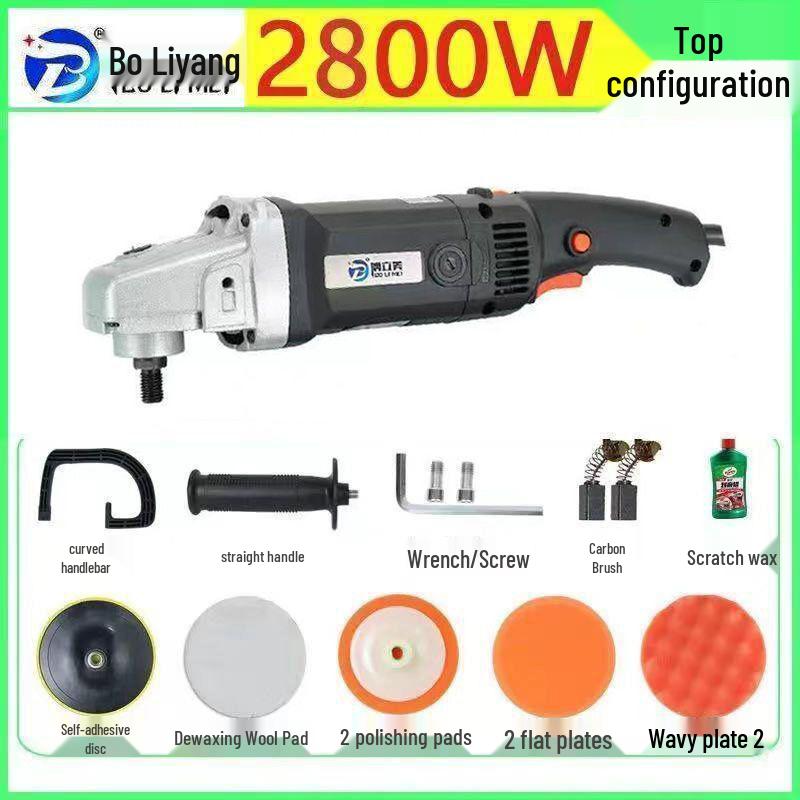 Electric Mini Car Polisher Waxing Tool for Scratch Repair and Household Use