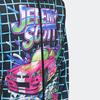 adidas Originals X Jeremy Scott Giacca da Tuta con Stampa a Quadri Cartone Animato Unisex Capispalla Nera HG6509