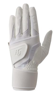 Schlaghandschuhe High School Baseball WT für beide Hände HI-GOLD SH-700W Handschuhe, Kompatibel, Weiß, L,