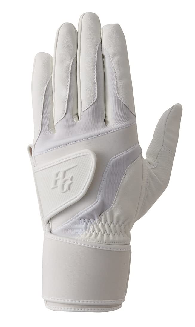 

Batting High School Baseball WT for Both Hands HI-GOLD SH-700W Gloves, Compatible, White, L, белый