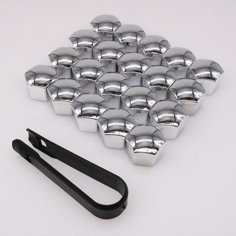17MM car wheel hub tire cap wheel hub nut protective cover suitable for Mercedes Benz W203 W210 W211W124 W202W204