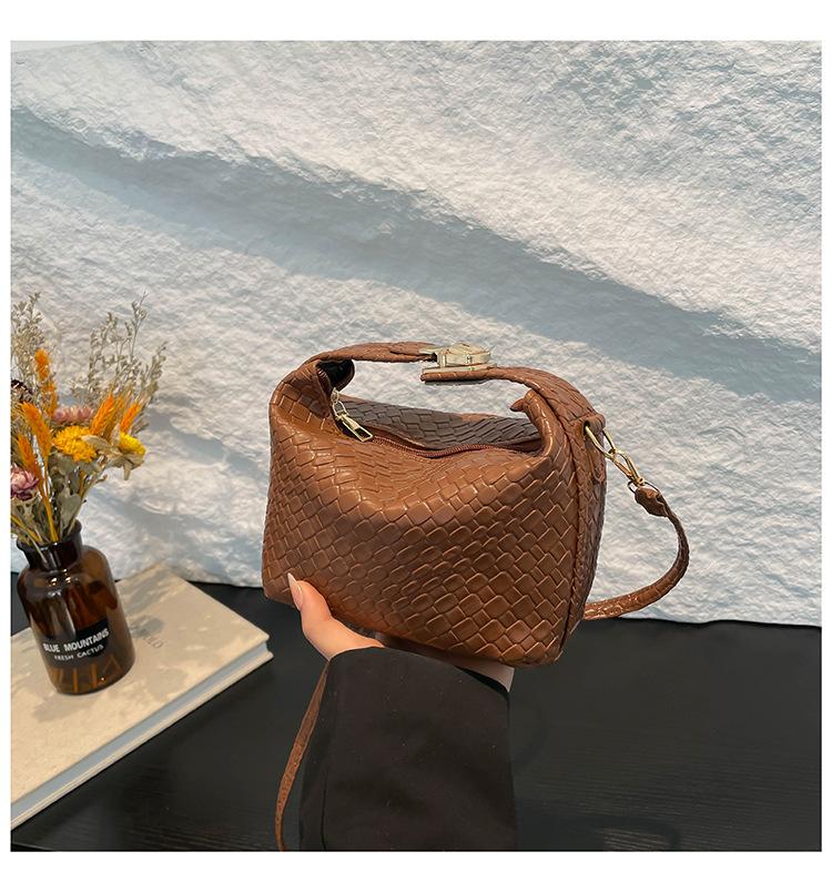 Französische High-End-Nischen-Bucket-Bag für Damen 2025 neue Mode Ein-Schulter-Umhängetasche Handtasche Bento-Tasche