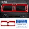 Carbon Fiber Style Interior Sticker for BMW X3 E83 2004-2010 AC CD Panel Cover Trim