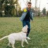 Squeezing Dog Toy Ball, a small dog teeth grinding toy, free of bisphenol A, non-toxic, spiky medium size, large and