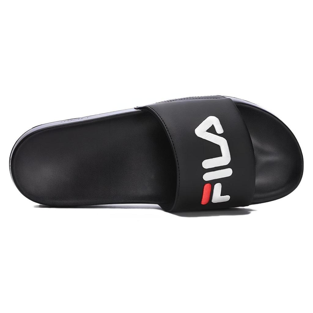 Fila Drifter Fashion Retro Home Composite Sole Graffiti Non-Slip Slide Sandals Men Footwear Black F12M322501FBK