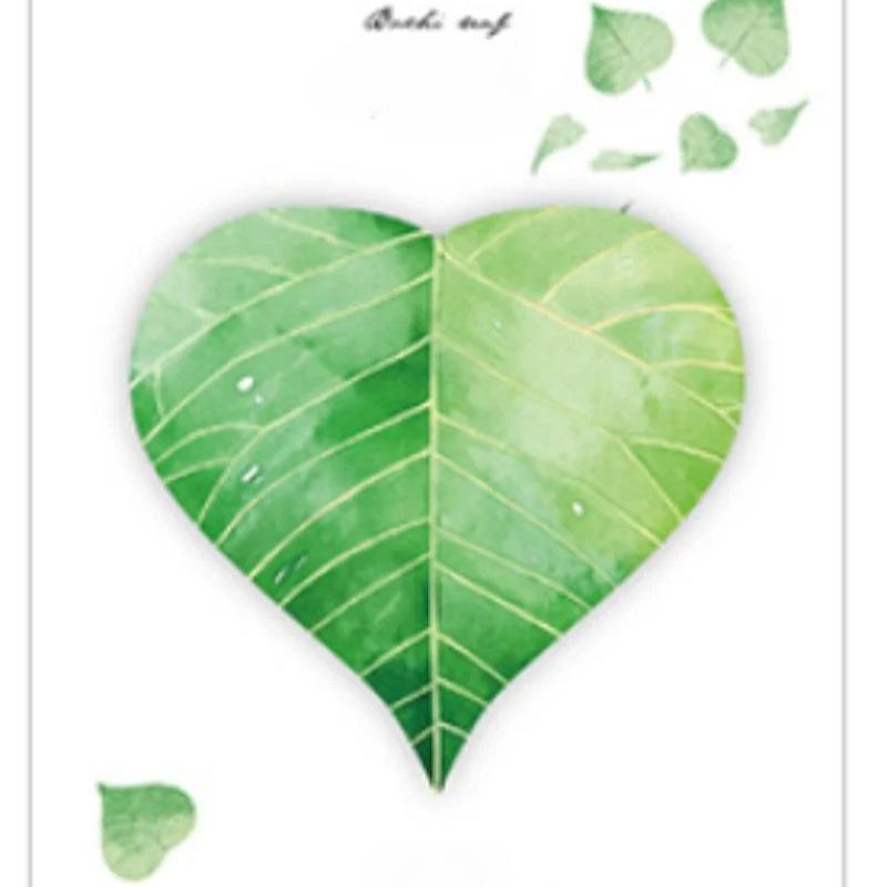 30 Pcs Leaf Sticky notes Planner to do list Planner Take notes messages memo pad Stationery office supplies