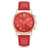 Womens Analog Watch Fashion Quartz Leather Band Roman Dial Casual Business Dress Watch