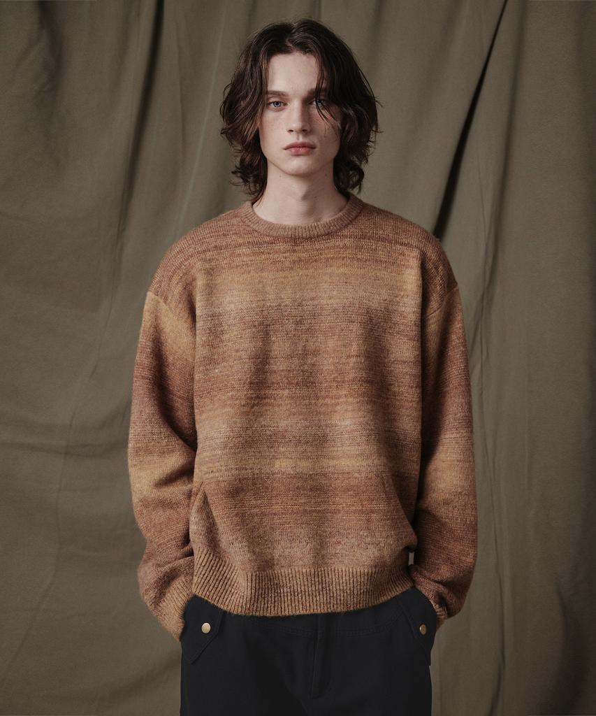 GLW Gradient Brushed Knit Brown
