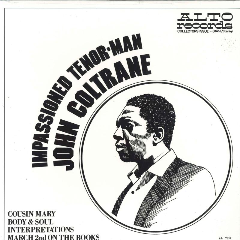 

LP Record JOHN COLTRANE - Impassioned Tenor-man AL724 ALTO US Jazz