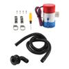 Complete Marine Bilge Pump Hose Kit 1-1/8 Inch with Elbow Thru Hull Scupper Suitable for Boat and Motorhomes Application