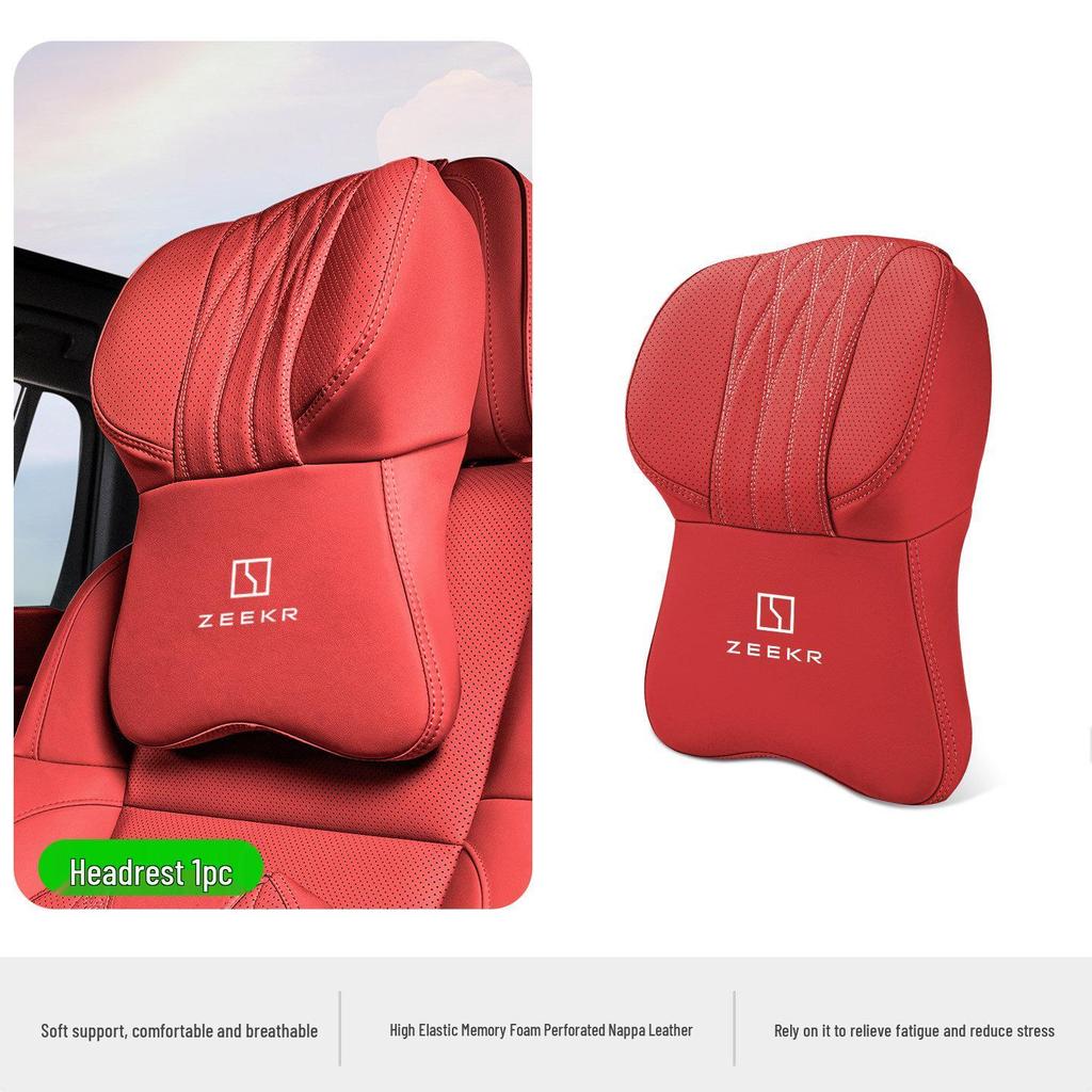 Zeekr 001/009/007 Car Headrest Neck & Lumbar Support Pillow Cushion