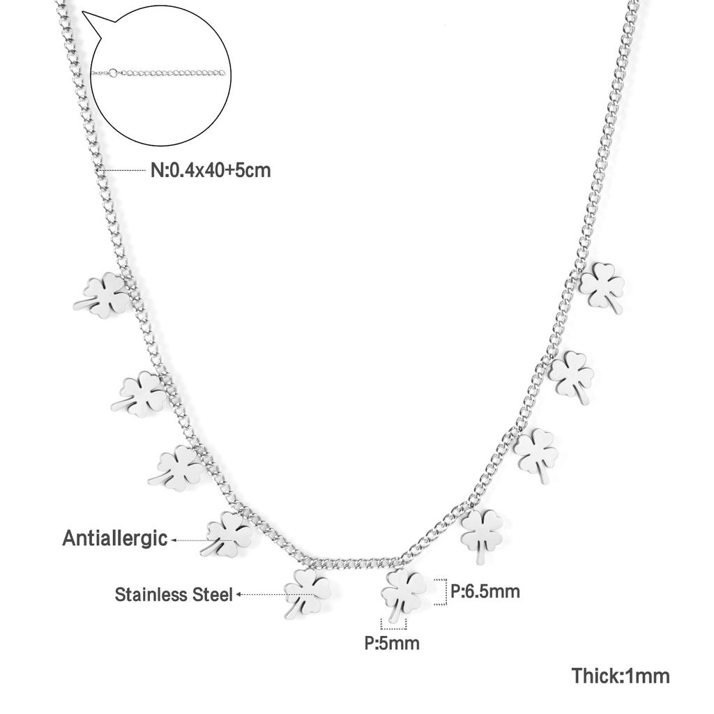 Woman Collier Golden Chains Necklaces Bohemia Star Heart Elegant Stainless Steel Jewelry Trendy