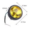 CG125 Retro Style Round Motorcycle GN125 Headlight Motorcycle Driving Light Round Front Headlamp Mount 12V Motorbike Universal