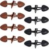 Horn Fastener Buttons 8 Pairs Leather Horn Toggle Buttons Toggle Fastener Pu Leather Sewing Buttons For Diy Clothing Sewing Decoration Accessories(bla
