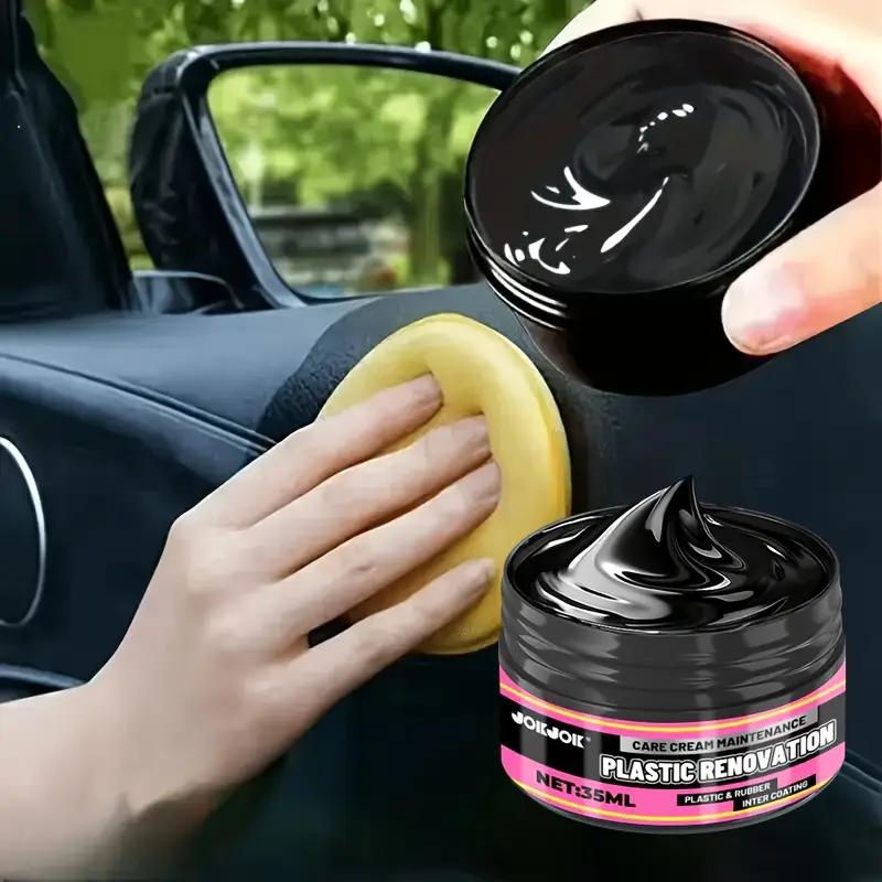 Plastic Polishing Paste - Vehicle, Truck, Motorcycle Scratch Remover, Brightener and Protective Wax - Long-Lasting Shine
