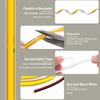 8MM Free Cut COB LED Strip Light 400LEDs/m 12V 24V High Density Flexible Tape Ribbon 3000K 4000K 6000K RA90 FOB Led Lights