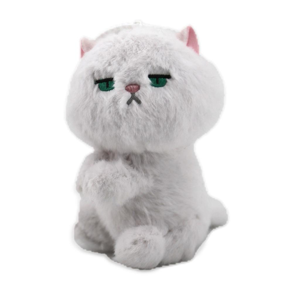 Portable Plush Keychain Cat Cartoon Keyring Plush Doll