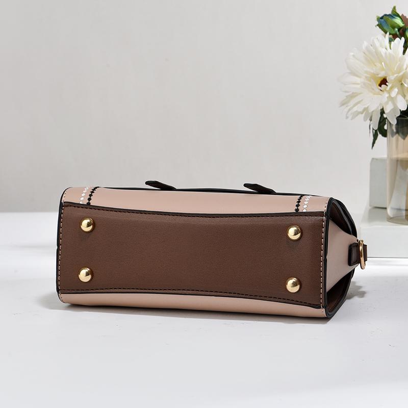 Umhängetasche für Damen schlichte Mode Farbkontrast-Trend Temperament