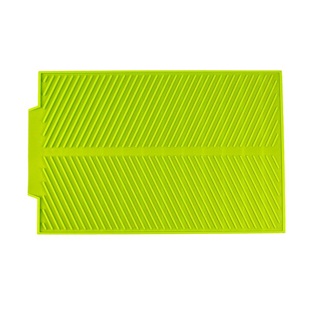 Silicone World Silicone Water Filter Mat Household Kitchen Countertop Drainage Mat Multifunctional Insulated Meal Mat Drying Pad 39x25 cm