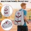 Pickleball Badminton Tennis Backpack With Independent Shoe Compartment Large Capacity