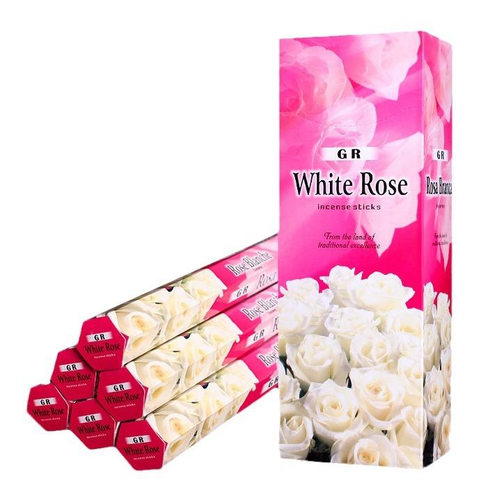 

Y 120 палочек индийского благовония Белая роза Медитация Йога Спальня Бытовое благовоние Отель Очистка воздуха Дезодорация Ароматерапия white rose