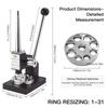 Ring Stretcher Tool, Professional Manual Ring Stretcher and Reducer, Ring Mandrel for US, EU, HK, and No. Sizes for Jewelry Repair Shops and Craftsmen