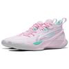 New LiNing SONIC 10 Cushioned Slip Resistant Mid Top Basketball Shoes Unisex Primrose Pink ABAS069-51
