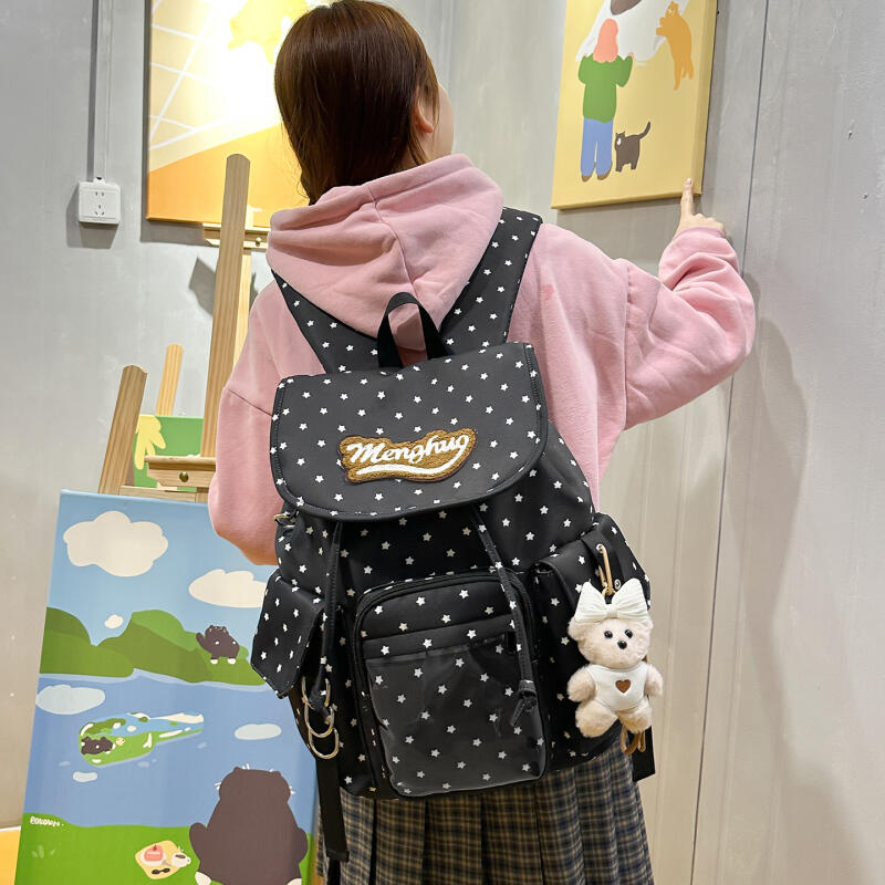 Print Backpack Women's Backpack College Style Schoolbag