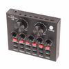 Sound Card Black Metal Bluetooth Type Computer Games Live o Accessories V8a2