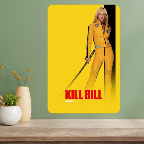 Kill Bill Classic Movie Metal Poster Sign 20x30cm（7.8x11.8inch）