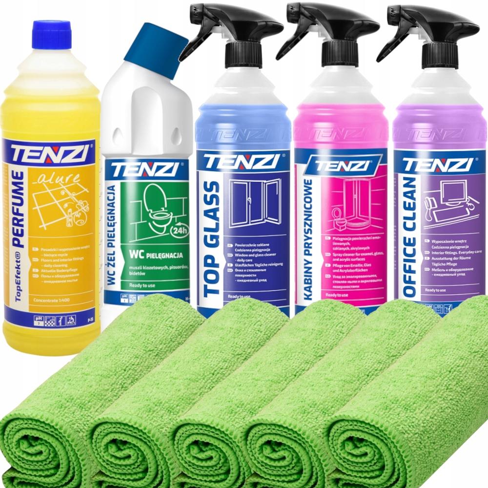Tenzi Set Vloeibare Middelen Schoonmaakmiddel Wassen Huis Badkamer Snel Xxl