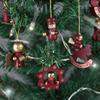 Christmas Ornaments Hanging Decorations Wooden For Xmas Decor Horse Drum Toys