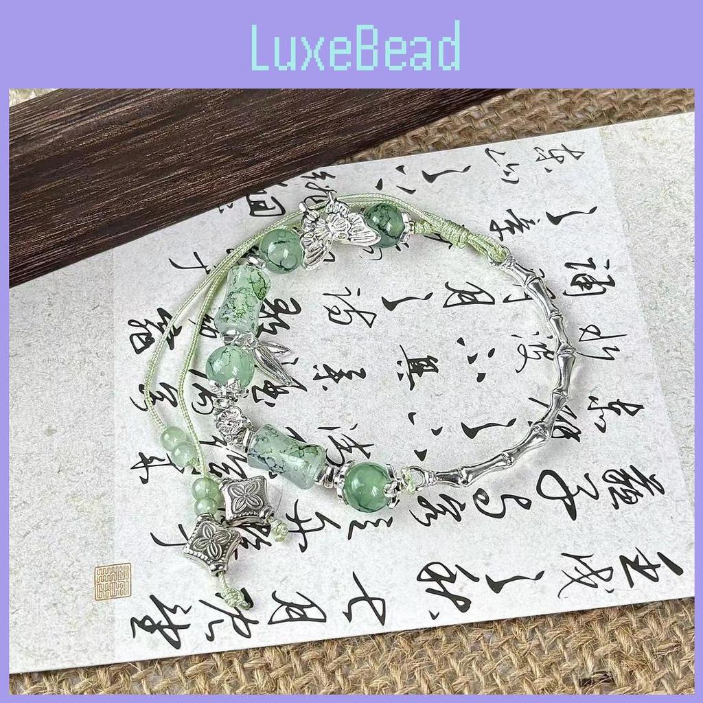 Beaded Butterfly Chic Bracelet With Adjustable String For Womens Fashion