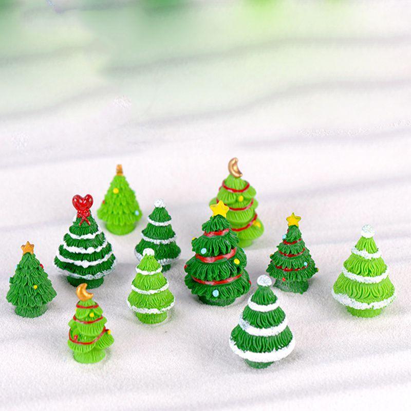 Charmantes Mini-Weihnachtsbaumornament für einzigartige Mikro-Landschaftsdekoration