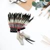 Indian Hairband Carnivals Party Feather Headband Adult Cosplay Hairhoop Ethnic Feather Hairband