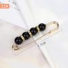Pearl Anti-Exposure Brooch: Women's Waist-Cinching Pin & Clothing Decoration