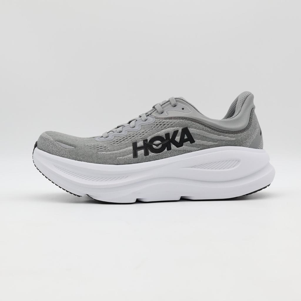1162011-GCTC HOKA BONDI 9 GALACTIC GREY STELLAR GREY (Men's)