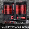 High-Voltage Resistant Multi-Purpose Insulated Screwdriver Set with Strong Magnetic Tips and Integrated Voltage Tester