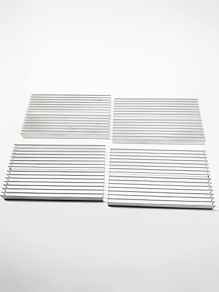 Large Heatsink [High Cost Performance] 100 X 60 X 10mm Cooling Aluminum 8-Piece Set with Thin Fins Heat Dissipation Plate Fan Sink TOKUGAWAMIKA