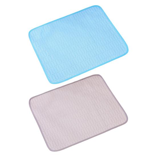 Dog Cooling Mat Ice Silk Cooling Pad Washable Pet Cool Bed Breathable Sleeping Mat for Large Dogs Cats
