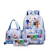 Rhythm Box Music Game Heat Transfer Backpack Sprunki Primary and Secondary School Students Children's Cute Schoolbag Three-piece Set