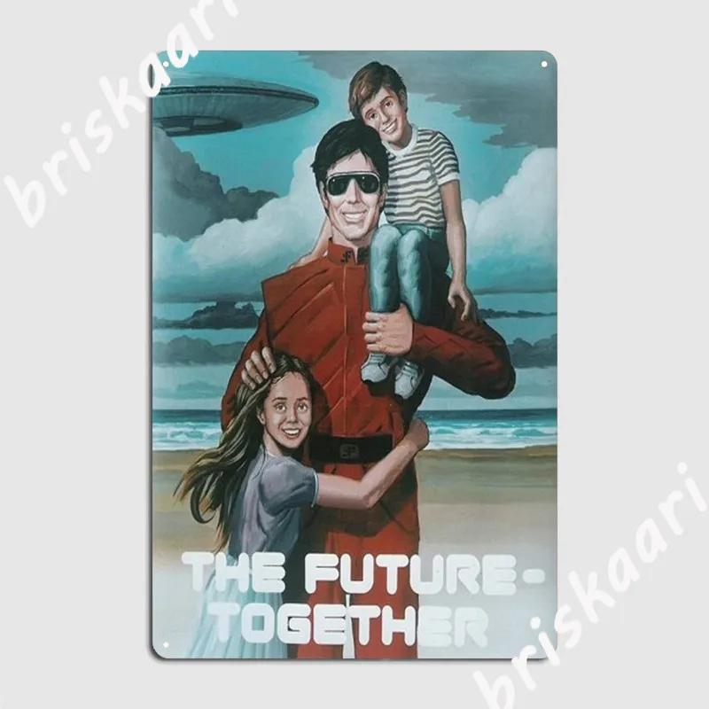 

V The Visitor Poster Propaganda The Future Together Metal Plaque Poster Printing Living Room Tin Sign Poster 20x30cm（7.8x11.8inch）