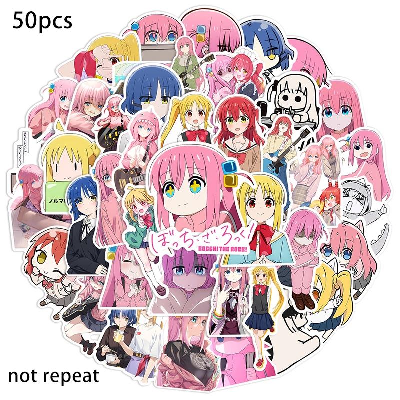 

Боччи 50 шт. Рок Стикер Водонепроницаемый Многоразовый Граффити Декор для багажа Детский