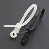 100PCS Nylon Cable Management Tie Buckles Automatic Locking Feature 4.8mm Hole Diameter for Dependable Organization Needs