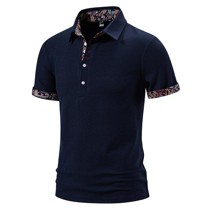 Poloshirts für Herren im Sommer, Business-Casual-Stil, kurzärmelig, leicht, Arbeits- und Golfshirts für Männer, atmungsaktiv, Dry Fit, T-Shirts mit Kragen, leichte T-Shirts