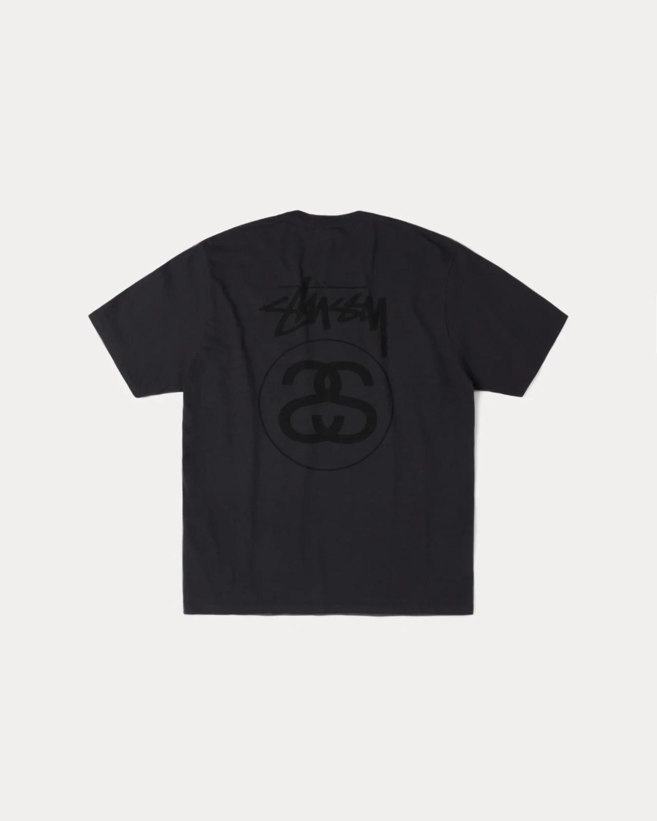 Stussy Stock Link Tee Pigment Dyed Faded Black S
