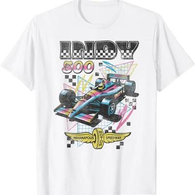 Indianapolis Motor Speedway S Vibes Retro Poster T Shirt
